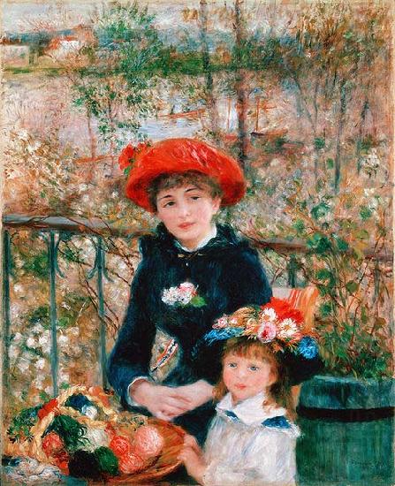 Pierre-Auguste Renoir On the Terrace, china oil painting image